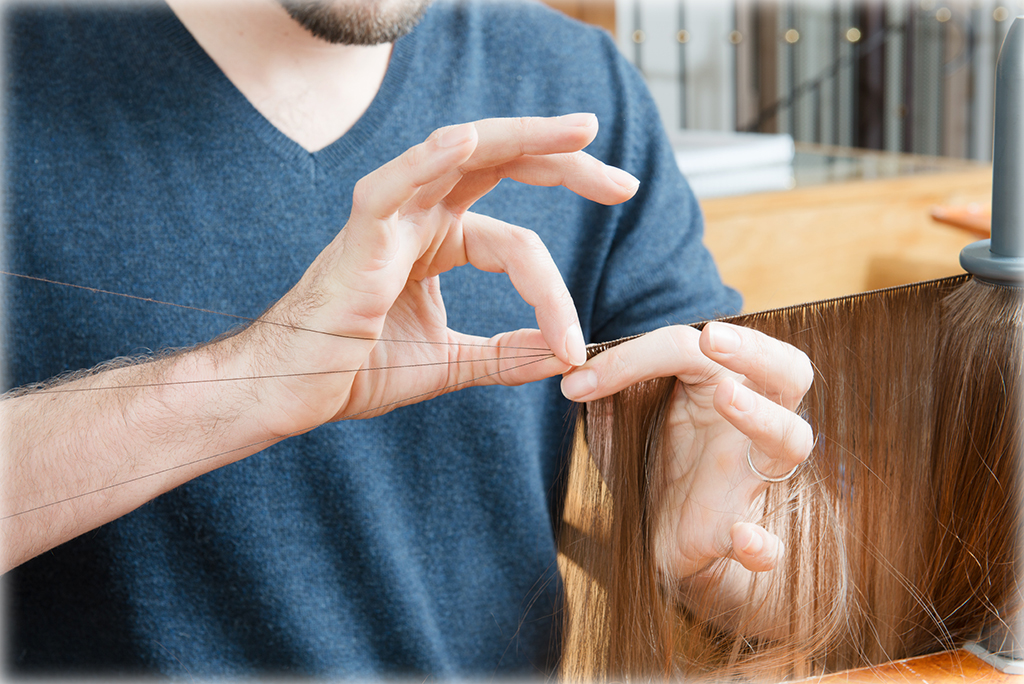 © Le travail du cheveu Salon Delobel